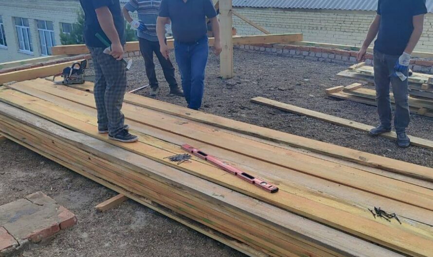 В сельских спортивных залах Оренбуржья идет ремонт
