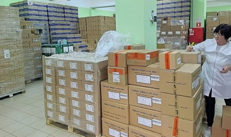 В Оренбуржье поступил крупный гуманитарный груз медикаментов